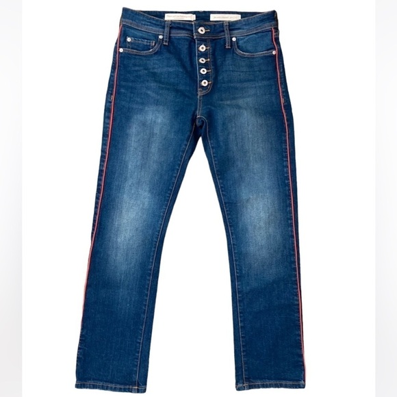 Pilcro Jeans Relaxed Straight Denim Jeans Blue 27 - Picture 1 of 13